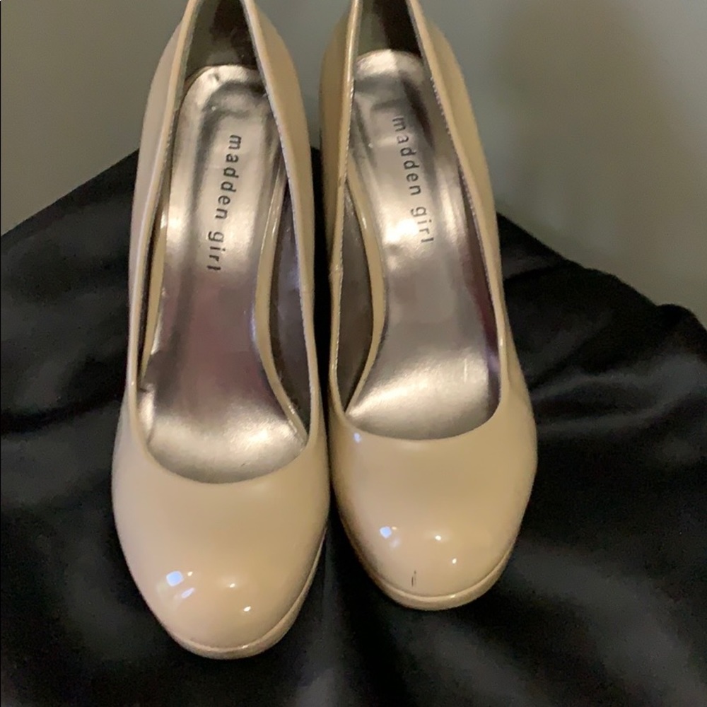Nude high heels